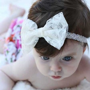 [Banner Boutique]Classic Lace Bow  -Ivory