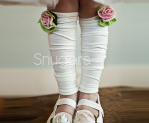 [SNUGARS]Strawbrries &#039;n&#039; Cream Petite Rose Legwarmers